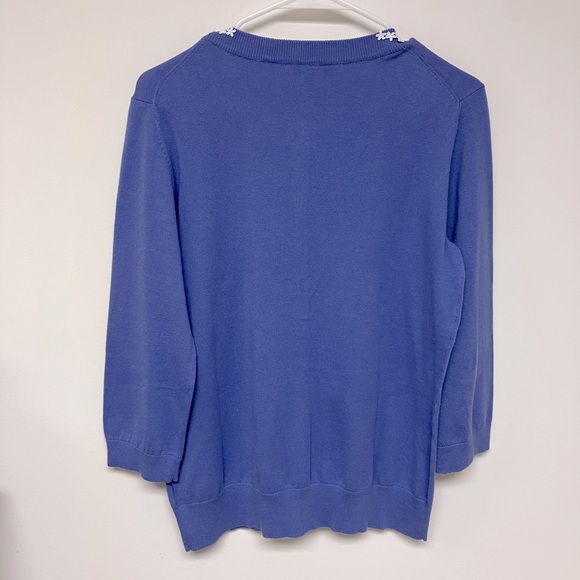 Isaac Mizrahi, cardigan, periwinkle blue, S. - Picture 2 of 6